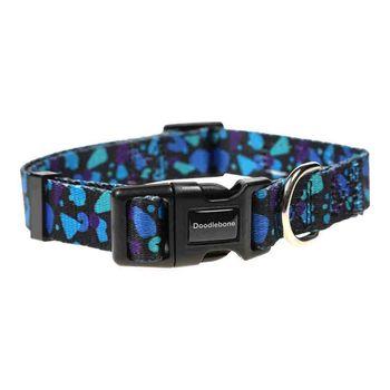 Doodle Bone Bold Dog Collar Electric Party Size 1-2