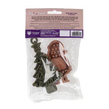 Rosewood Cupid & Comet Veggie Burst Santa & Tree Duo Gnaw Treats for Small Animals