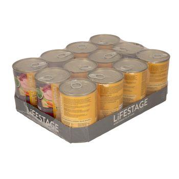 Lifestage Grain Free Beef Chunks in Gravy Wet Dog Food 12x400g