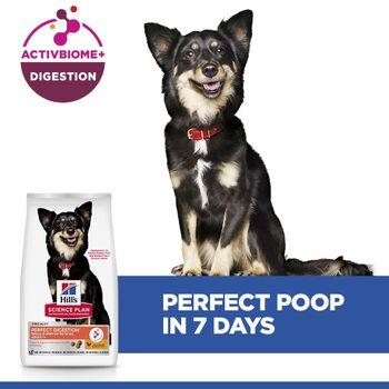 Hill's Science Plan Perfect Digestion Small & Mini Adult 1+ Dry Dog Food with Chicken & Brown Rice 1.5kg