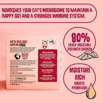 Scrumbles Grain Free Wet Cat Jelly Recyclable Pouch Fish Selection 8x85g