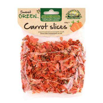 Natures Own Small Pet Treats, Dried Carrot, 100g