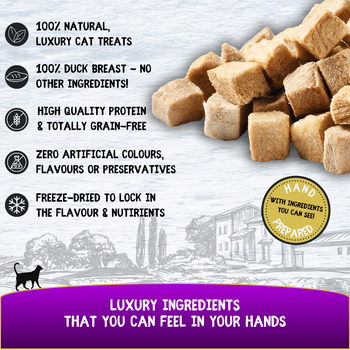 Cookhouse Luxury Cat Treat Duck Breast 10g