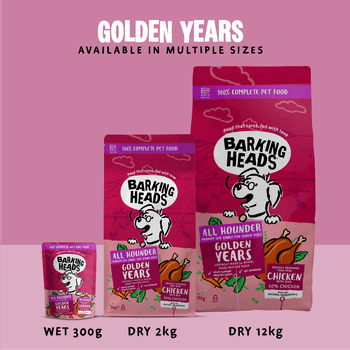 Barking Heads Golden Years Dog Food 300g