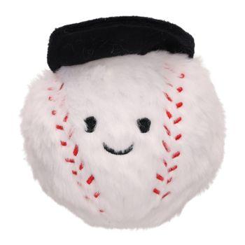 Rufus & Rosie Happy Sporty Plush Ball Dog Toy