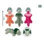 Smart Choice Squeaky Dinosaur Dog Toy 3 Colours