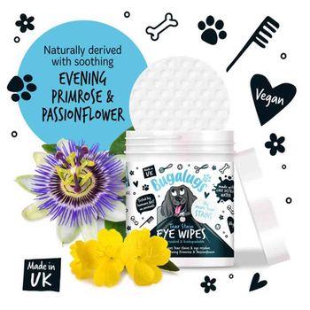 Bugalugs Dog Eye Biodegradable Wipes 100 Pack