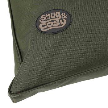 Snug & Cosy Pescara Green Lounger, Waterproof Dog Bed, Large