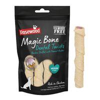 Rosewood Magic Dental Twist Dog Treat Medium 4 Pack 120g