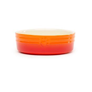 Scruffs Ombre Pet Food Bowl Orange 15cm