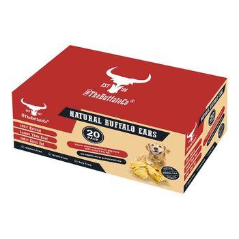 The Buffalo Co Buffalo Ears-20 Box  5 inch Dog Treats