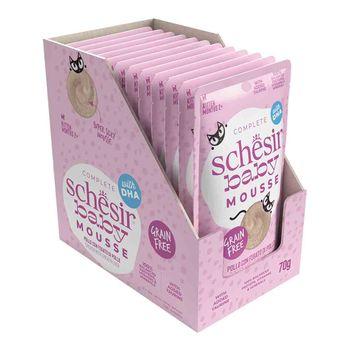 Schesir Complete and Balanced Wet Kitten Food Chicken in Mousse 70g