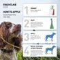 Frontline Plus Spot-On Flea & Tick Treatment for Medium Dogs 10-20kg, 3 pipettes