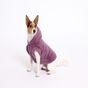 Rufus & Rosie Purple Faux Fur Dog Hoodie, S