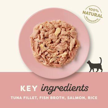 Applaws Cat Tin Tuna Fillet with Salmon in Broth 70g