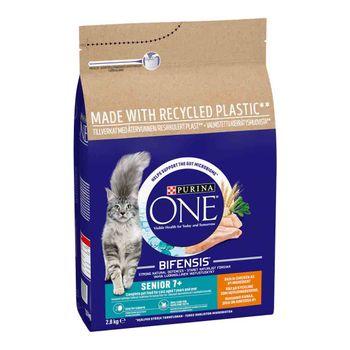 Purina one senior dry cat food best sale