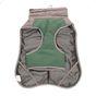 Rufus & Rosie Dog Overcoat Grey & Green S+