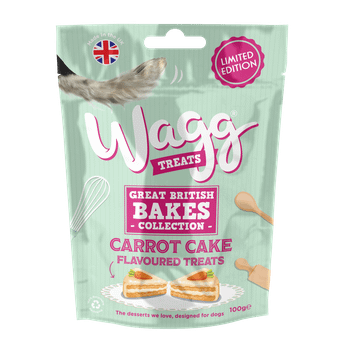 Wagg Great British Bakes Collection Carrot Cake Dog Treats 100g
