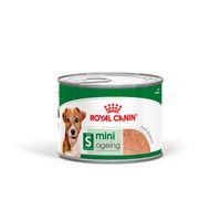 Royal Canin Mini Ageing 8+ Senior Wet Small Dog Food Cans In Loaf 195g