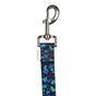 Doodlebone Bold Padded Dog Lead Electric Party 25mm