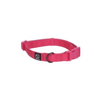 Rufus & Rosie Padded Dog Collar, Large, Pink