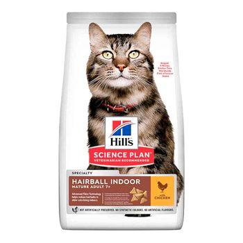 Hill's Science Plan Mature Adult Hairball & Indoor Dry Cat Food Chicken Flavour 1.5kg